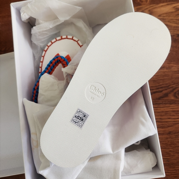 New Chloe Lou thong sandals size 40 - Picture 2 of 5